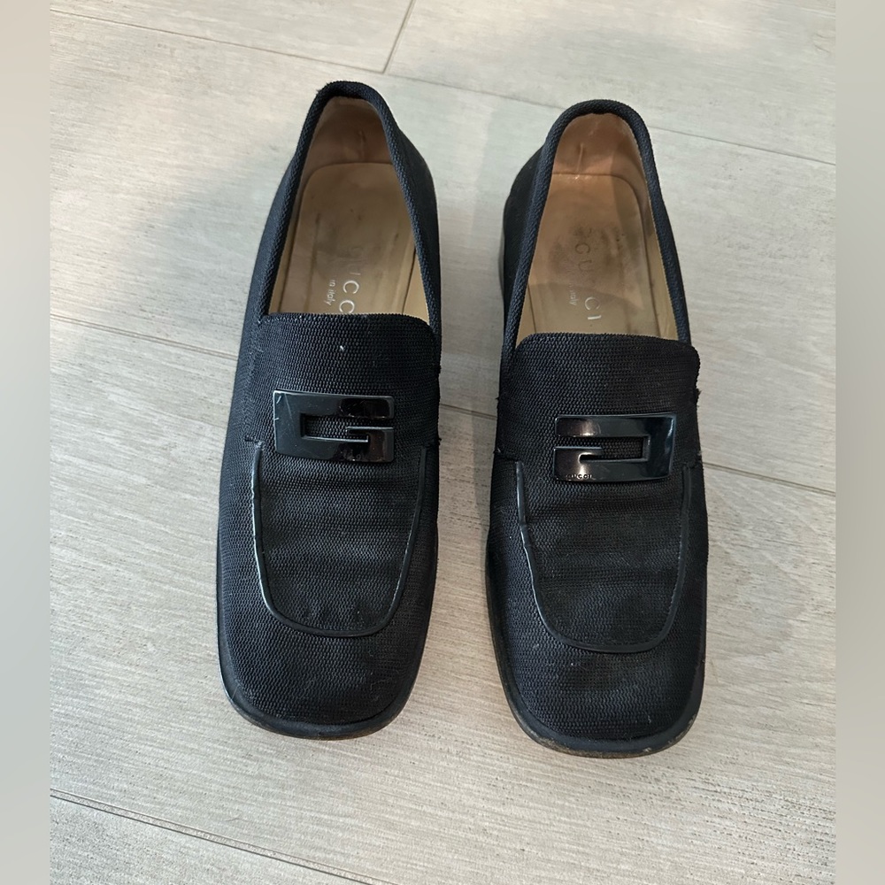 Gucci Vintage Black Loafers